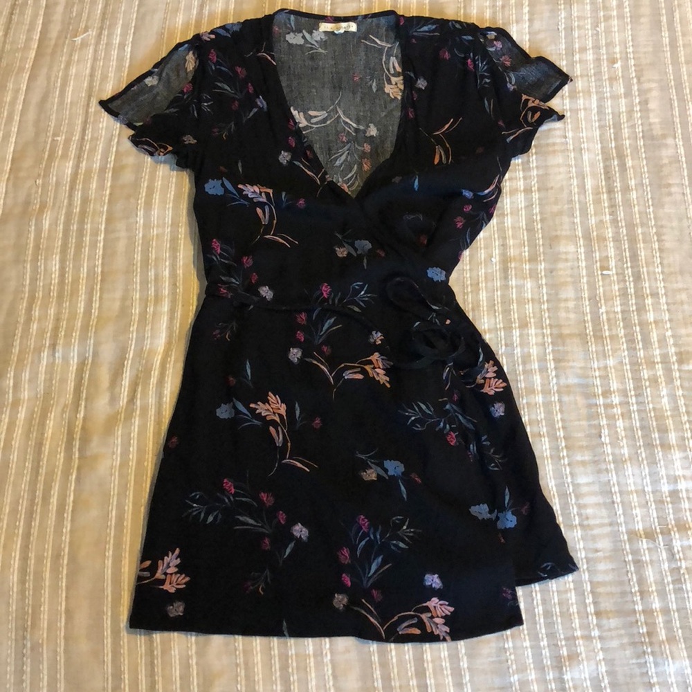 Floral Wrap Dress